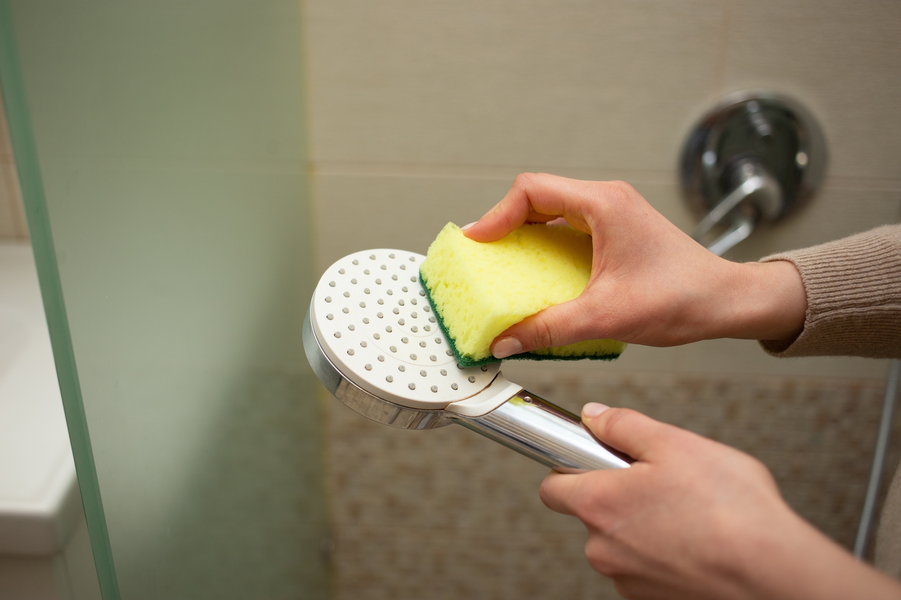 Cleaning Shower head