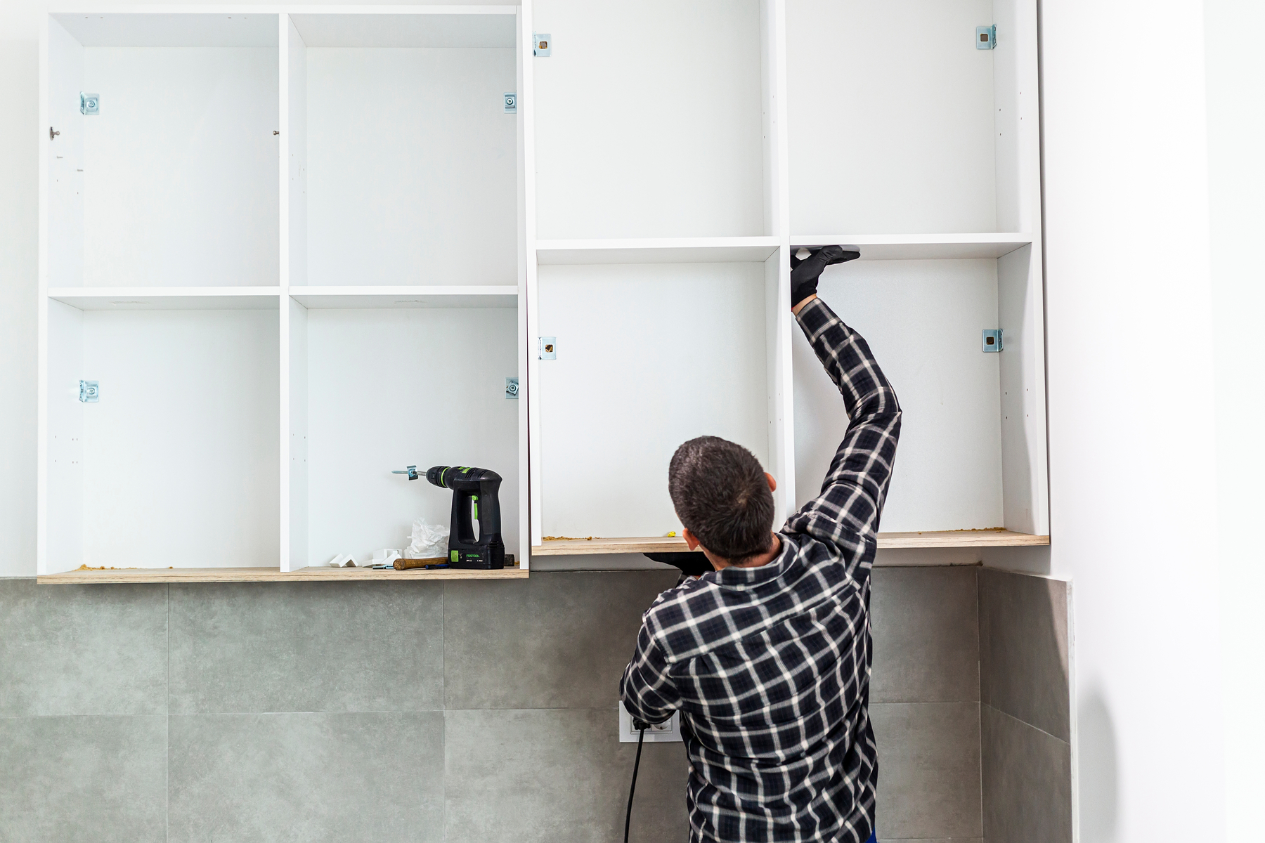 Homemade bookshelf