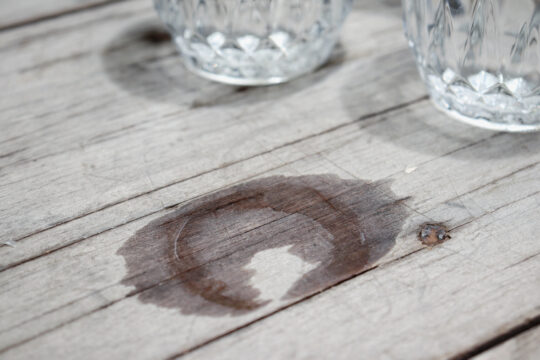 In Just 5 Minutes, Remove Water Marks from Wood Furniture