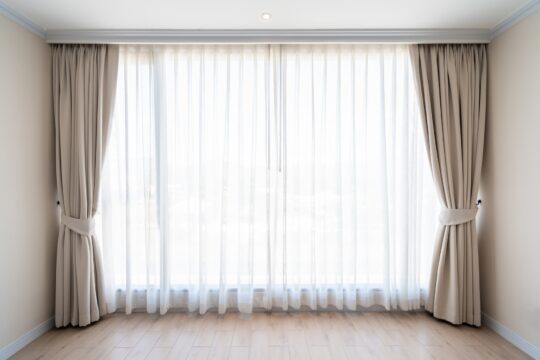 DIY No-Sew Curtains from Fabric in a Few Hours