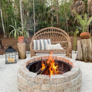 Create a Budget-Friendly Backyard Fire Pit Area