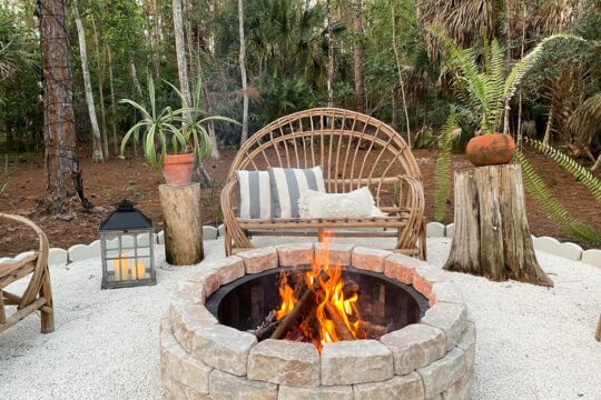 Create a Budget-Friendly Backyard Fire Pit Area