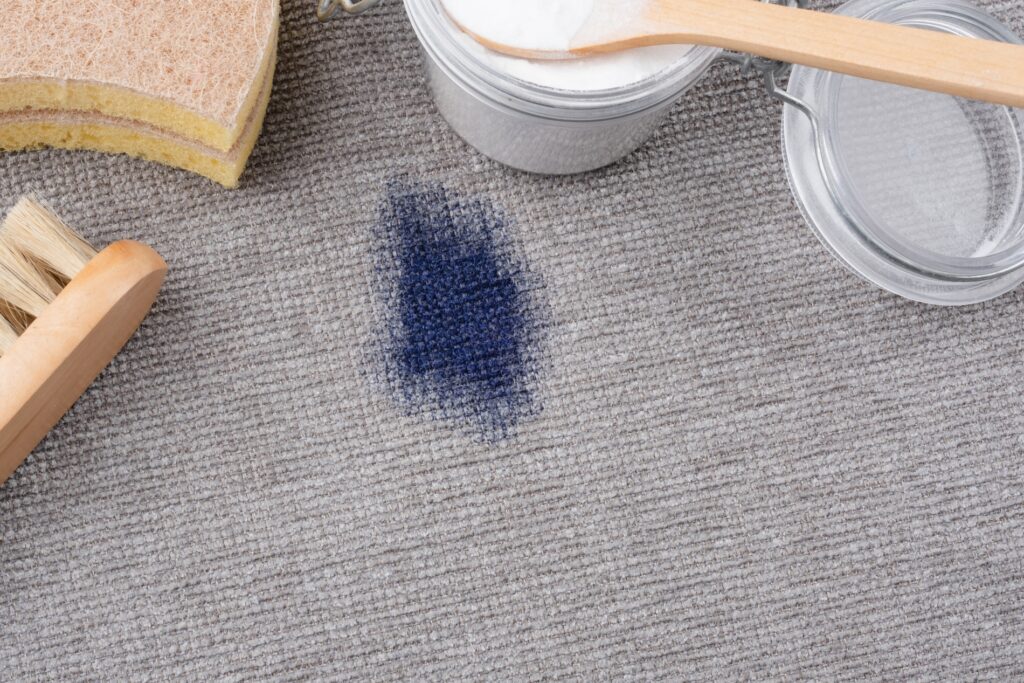 ink stain on carpet