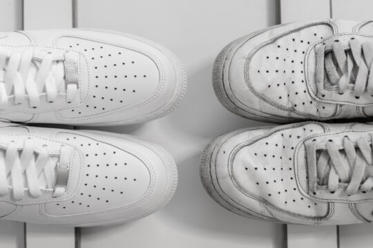 Brighten Your Yellowed White Shoes in 30 Minutes