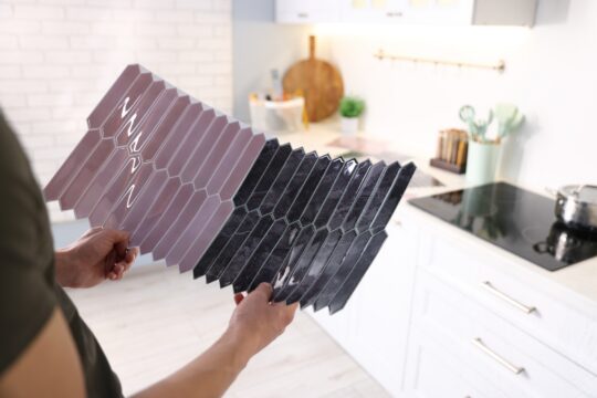 Spare 2 Hours and Install Peel-and-Stick Tiles for a Kitchen Upgrade