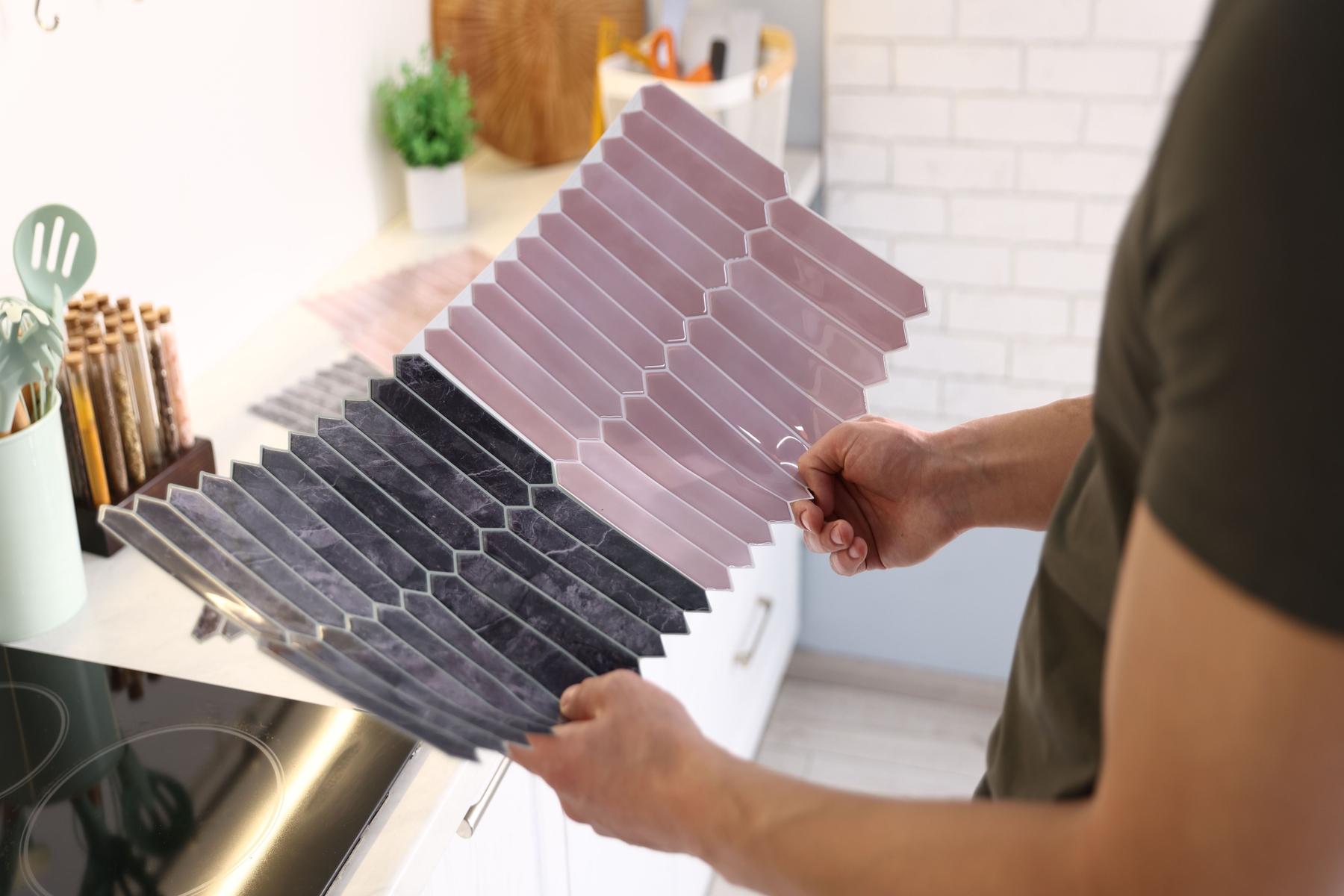 Peel-and-Stick Tiles