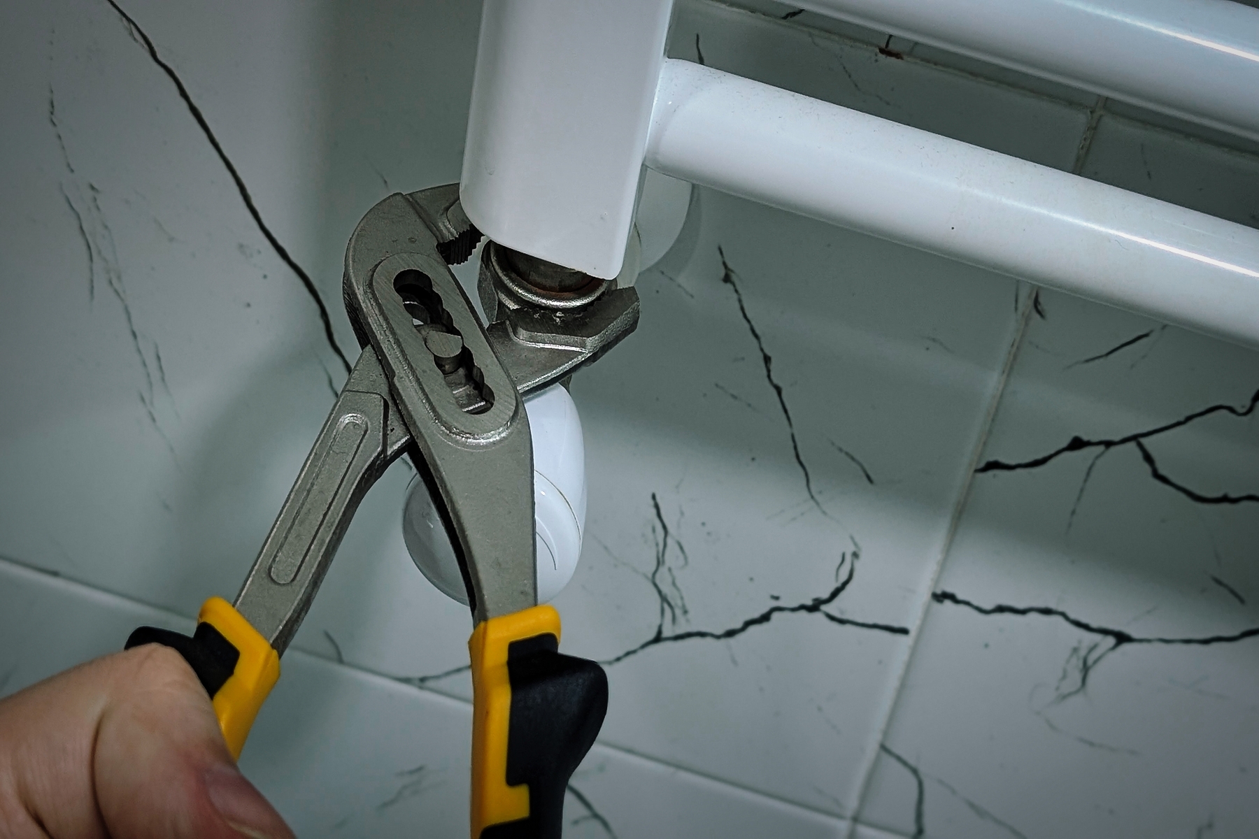 Secure a Loose Towel Bar