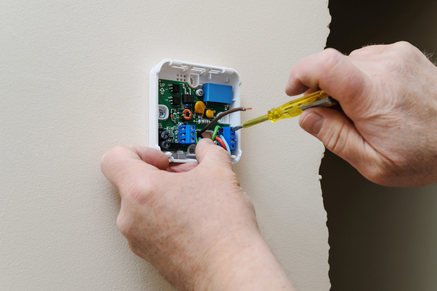 Thermostat installation
